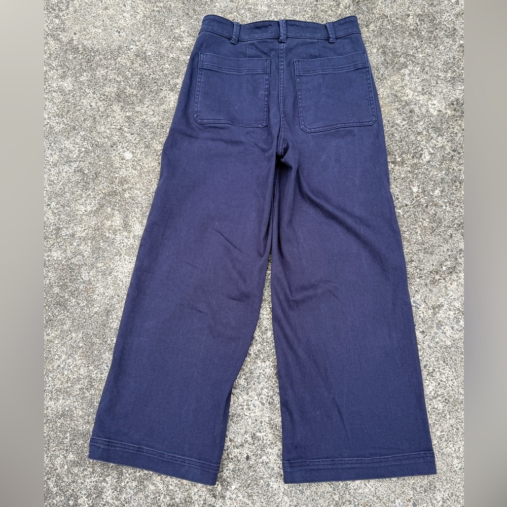 Everlane The Utility Straight-Leg Pants in Gorgeous Navy Color - Picture 12 of 14
